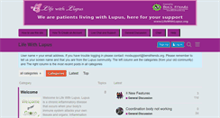 Desktop Screenshot of lifewithlupus.org